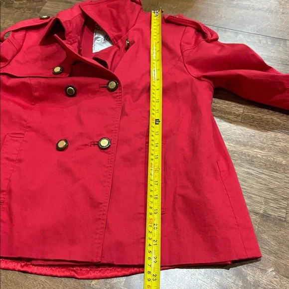 Milly of New York Jacket Women’s size 6 Red Spring jacket lightweight lined. - Picture 4 of 10